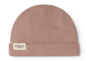 marmar copenhagen aiko wollen pointelle newborn mutsje burnt rose bp n db timq