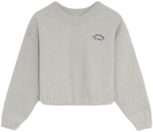 the new society mochi sweater light grey melange bp yo cr tishb