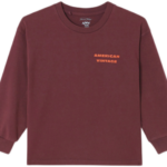 american vintage fizvalley longsleeve t shirt aubergine vintage bp eq ej tlilkb