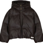 baje layan leatherlook winterjas brown choco bp ap df tiobgp