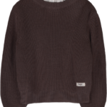 baje mai trui ruffle kraag brown choco bp au dev tiobd