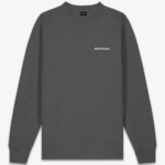 baron filou backprint sweater cli stone grey bp qk es tlyrb