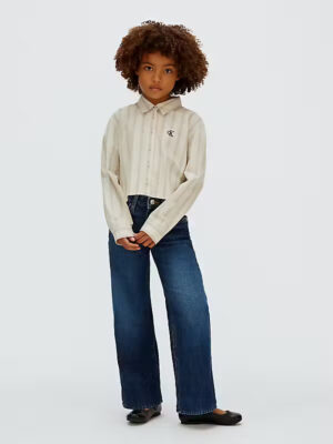 calvin klein gestreepte blouse bp pe c tjyzo