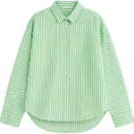 circle of trust elena gestreepte oversized blouse green stripe bp o cei tgivr