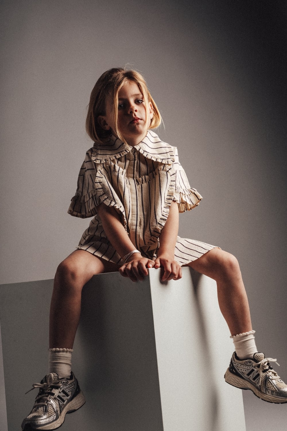 labo de colores larah stripe dress lavender grey bp qp terxr