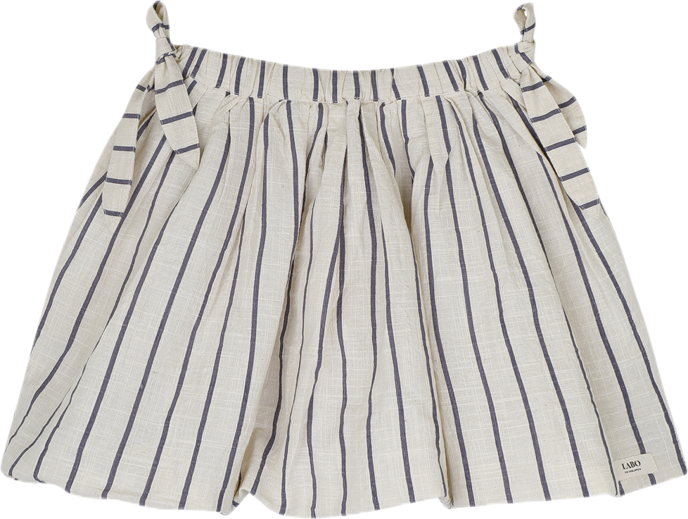 labo de colores lot stripe ballon skort lavender grey bp rq tappks