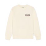 les deux record backprint sweater light ivory bp i dl tjaxbd