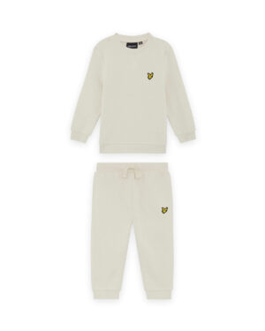 lyle scott jogger set sweater en broek w putty bp op egt tliq