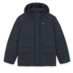lyle scott padded coat w observer grey bp ok egf tlgpey