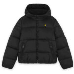 lyle scott padded jacket z jet black bp oj egk tlgpka