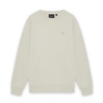 lyle scott tonal logo loose fit sweater w putty bp oo ego tlgprp