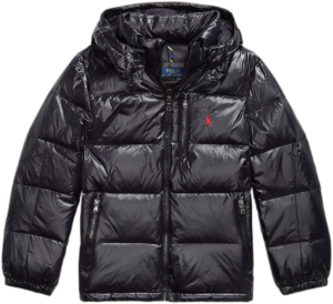 ralph lauren glossed winterjas bp q en tlkyv