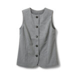sofie schnoor mertha vest grey melange bp fp mr twuf