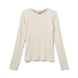 sofie schnoor petricia rib longsleeve off white bp g elb tlmcz