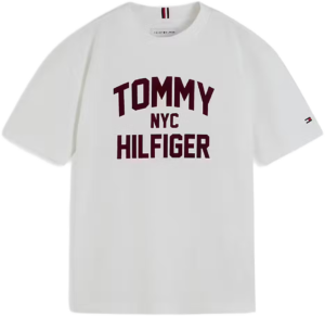 tommy hilfiger logo t shirt ybr bp l dr tij