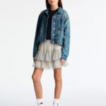 tommy hilfiger print ruffle skirt bp by tjzbw