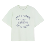 zadig voltaire boxy logo t shirt g bp ea e tgd