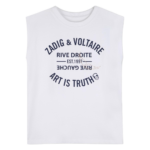 zadig voltaire mouwloos logo t shirt p bp e dx tgdw