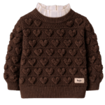 baje soho heart trui brown dark bp bn d tilgr