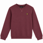 lyle scott basis logo sweater z burgundy bp om ewx tmjgm