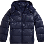 ralph lauren glossed winterjas bp q ei tlkyh